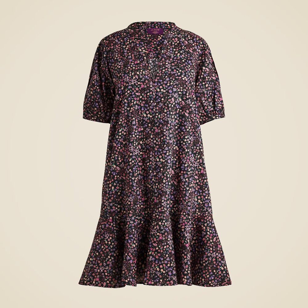 NWT J Crew Delilah Dress in Liberty® Strawberry Floral Fabric - Picture 4 of 4